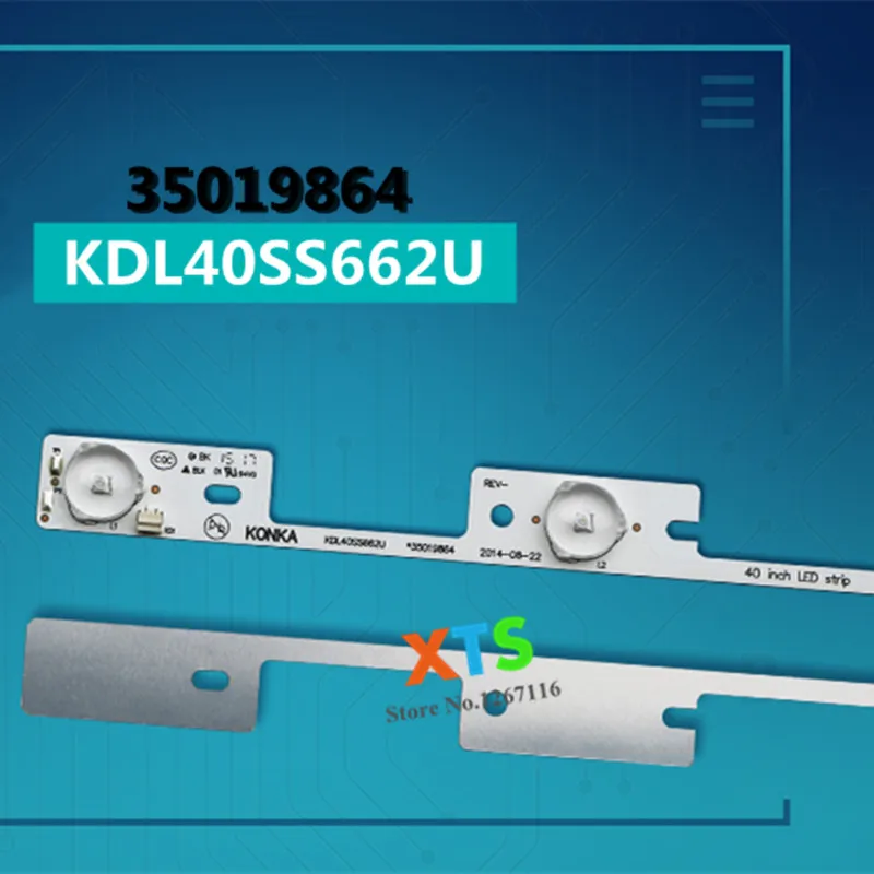 New 100 Pieces*4 LEDs*6V 327mm LED backlight bar for TV KDL39SS662U 35018339 KDL40SS662U 35019864