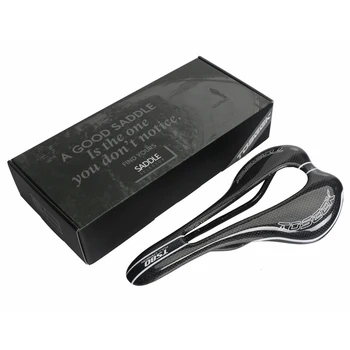 

Full Carbon Fiber Mountain Bike Seat Cushion Ultralight Carbon Fiber Riding Accessories Large Hollow Cushion Road Bike Saddle