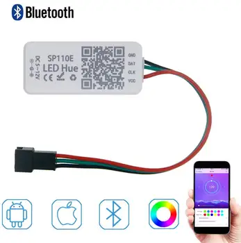 

WS2812B WS2811 Addressable LED Bluetooth Controller iOS Android App Wireless Remote Control for SK6812 SK6812-RGBW SM16703 Dream