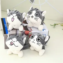 4 дизайна, 9 см прибл., Кот плюшевые мягкие куклы игрушки разные смайлики брелок плюшевый Кот для девочек женщин Сюрприз подарок