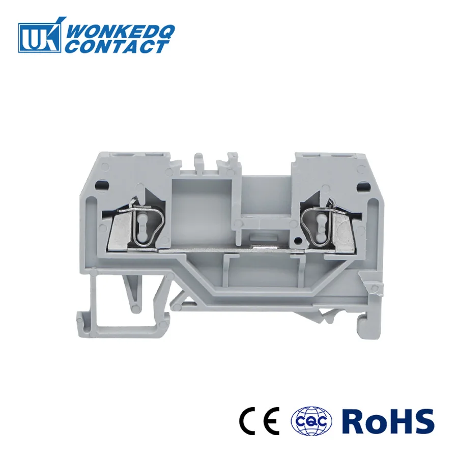 

Terminal Block 279-901 Connector DIN Rail Mount Spring Cage Connection Wire conductor 2 Conductor through 10pcs