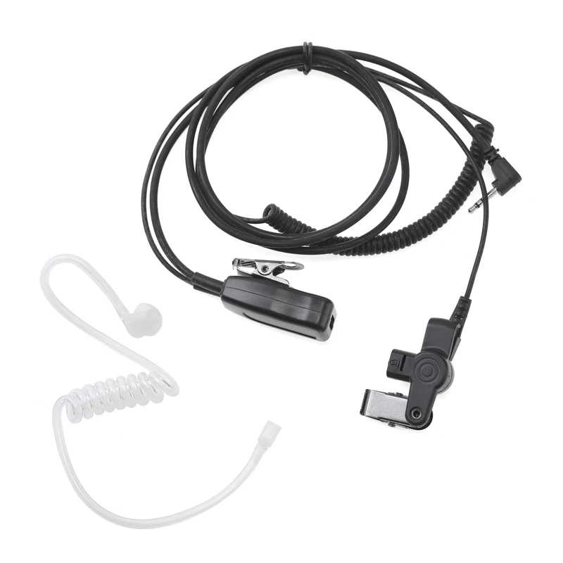 Auricolare Di Sicurezza Walkie Talkie Con Microfono Auricolare A 1 Pin Per Rt45 Motorola Tlkr T92 H2O T42 T62 T82 T80 Extreme Radio A 2 Vie