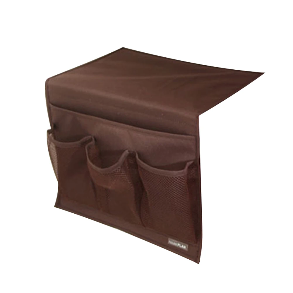Cellphone Magazine Oxford Cloth Dorm Room Sofa Armrest Bedside Holder Pockets Hanging Cabinet Storage Bag Table Organizer