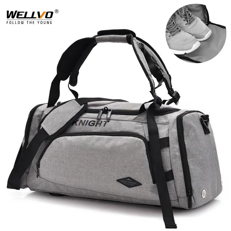 Мужской многофункциональный рюкзак для путешествий, сумка для ручной клади с карманом для обуви, Большая вместительная сумка для фитнеса, Офисная дорожная сумка XA405ZC