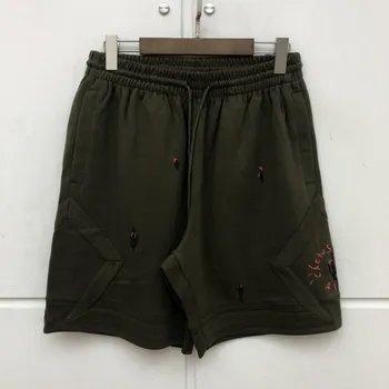 

Embroidery Cactus Travis Scott AstroWorld Shorts Men Women Summer Trunk 3 Options Unisex Drawstring Shorts