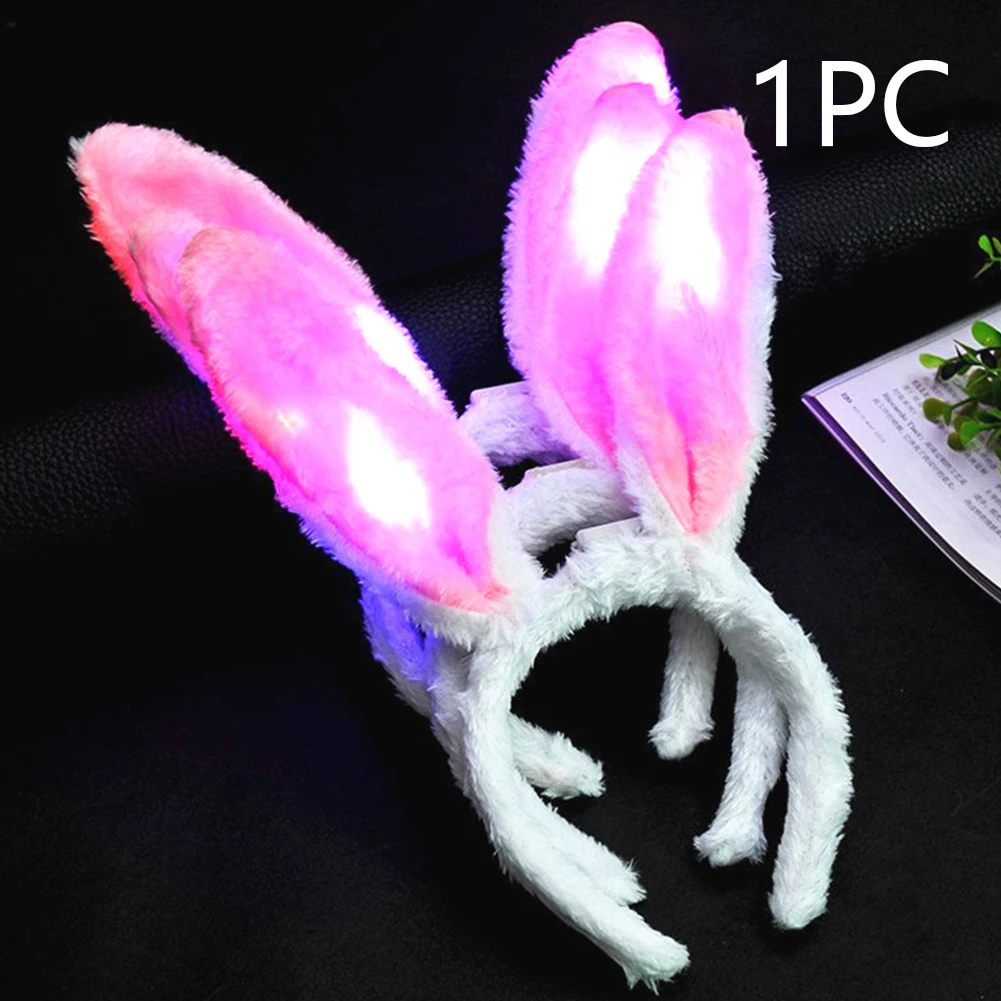 Праздничная Женская Пасхальная Милая модная головная повязка светодиодные