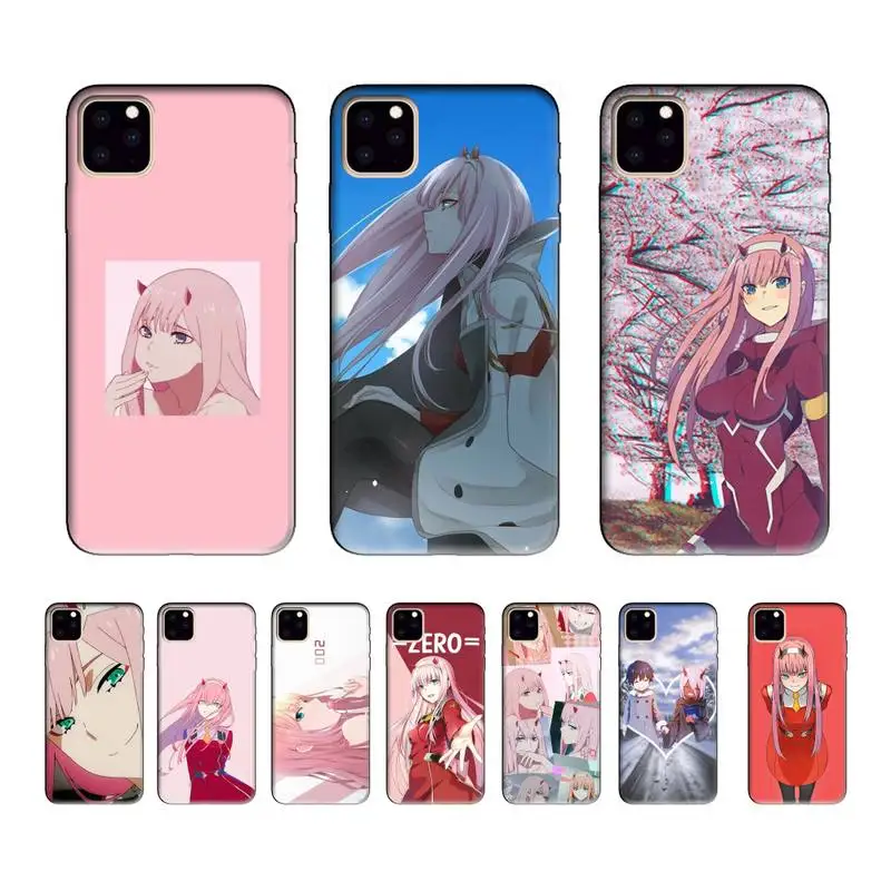

Darling in the Franxx ZERO TWO luxury brand case coque fundas carcasa accessories etui capas for iphone 11 pro cases cover