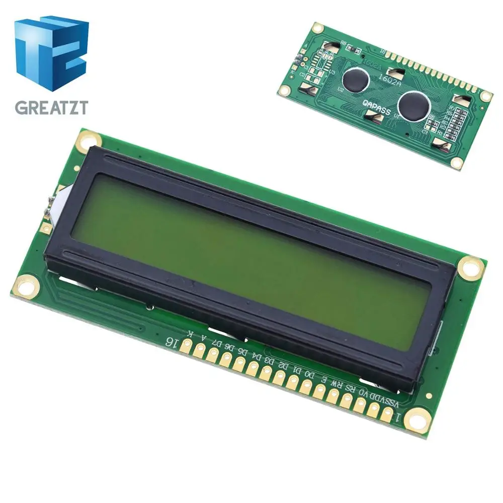 GREATZT 1 шт. модуль ЖКД синий зеленый экран IIC/igc 1602 для arduino 1602 lcd UNO r3 mega2560 lcd 1602