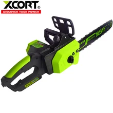 Xcort 16 inch 2000w serra de corrente de alta potência elétrica motor sem escova serra de corrente elétrica woodworking ferramentas elétricas de registro