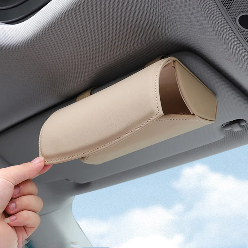 Premium Car Visor Sunglasses Holder and Storage Organizer