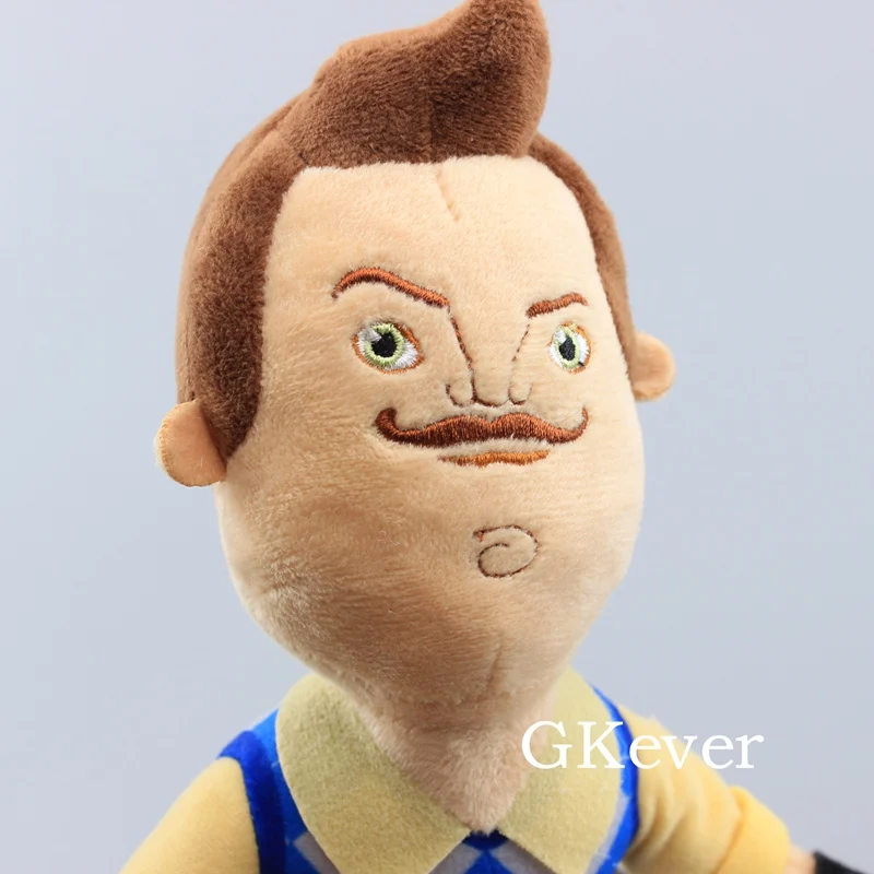 10 'ཕ см Hello Neighbor плюшевые куклы игрушки соседский фартук Тесак и кофе мягкая