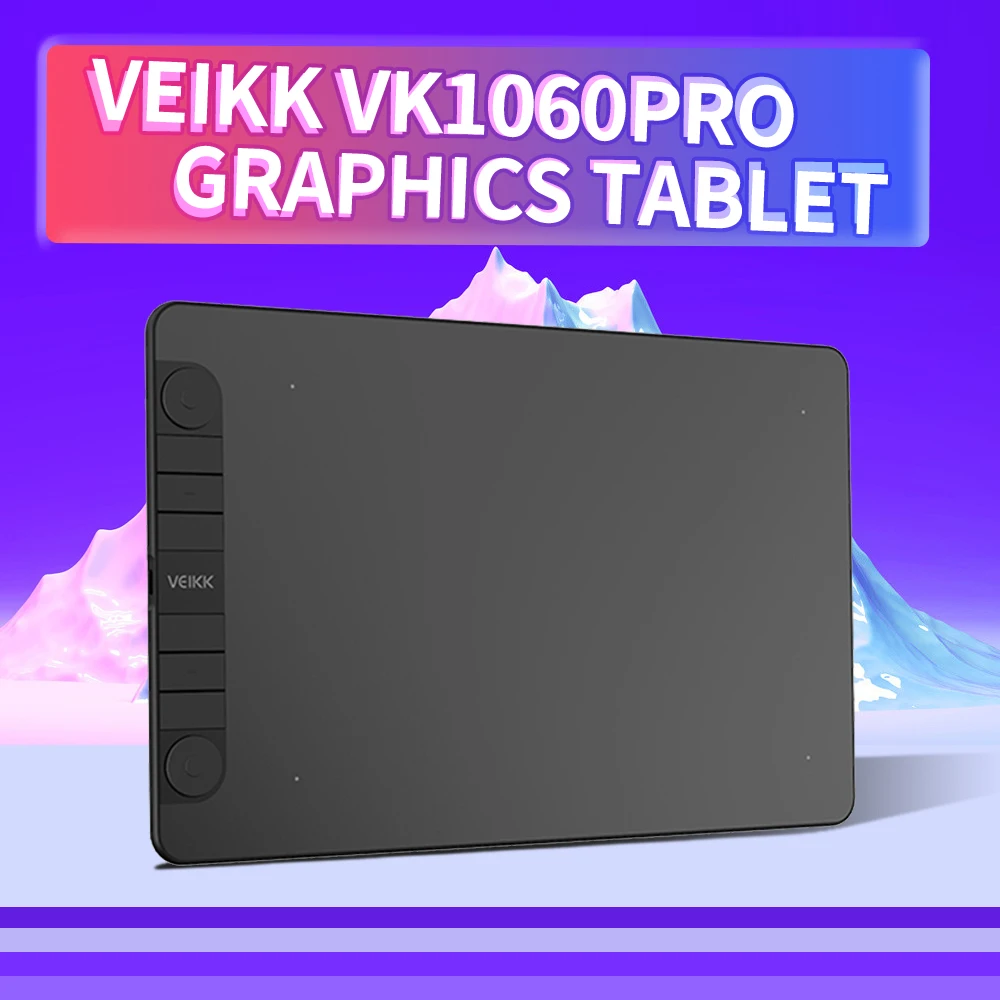 VEIKK VK1060PRO Graphics Tablet Digital Drawing Tablet with 8192 Levels