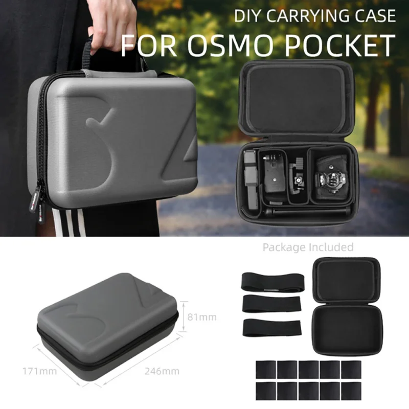 Для Osmo Action/Карманный ручной карданный аксессуар чехол для переноски легкий портативный водонепроницаемый ящик сумка для хранения с ручкой