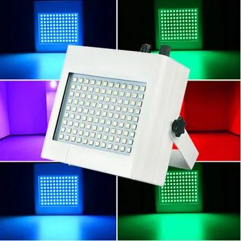 

Niugul Portable Sound Control 108 RGB/White SMD5050 LED Strobe Light,LED Disco Party DJ Bar KTV Music Show Stage Flash Lights