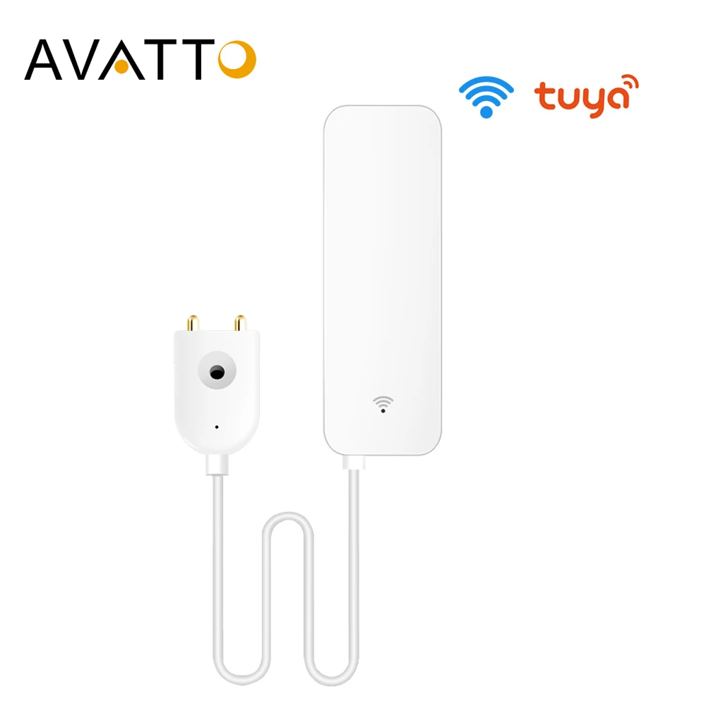 Датчик утечки воды AVATTO Tuya Wi Fi детектор оповещения приложения Smartlife Оповещение об