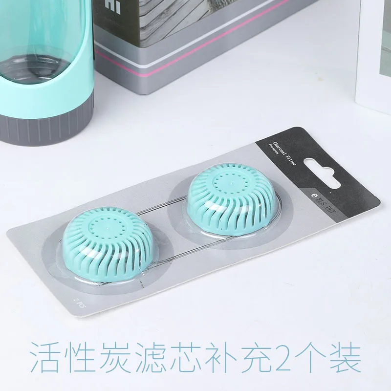 Товары для собак кошек Авто портативные внешние бутылки для воды - Цвет: Green Filter