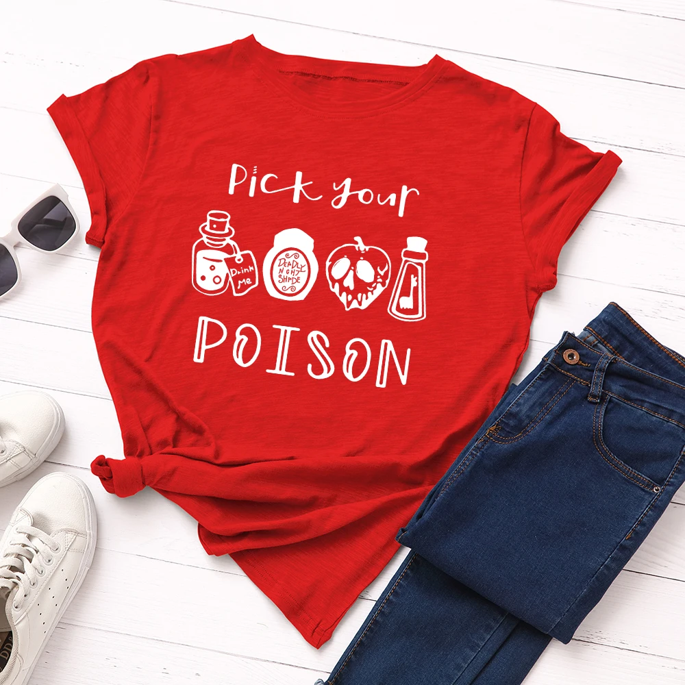 JFUNCY Plus Size Halloween Clothes Women T-shirts Female Short Sleeve Tee Tops Woman Casual Tshirt 2020 Summer Cotton T Shirt