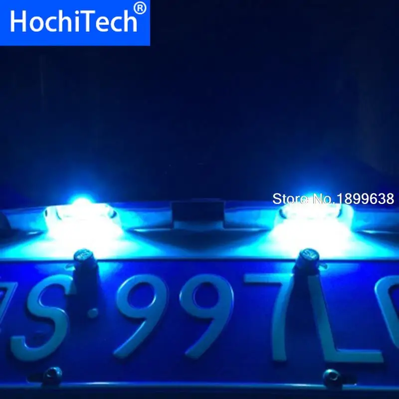 1 шт. безопасный без ошибок T10 светильник 194 W5W светодиодный номерного знака s для