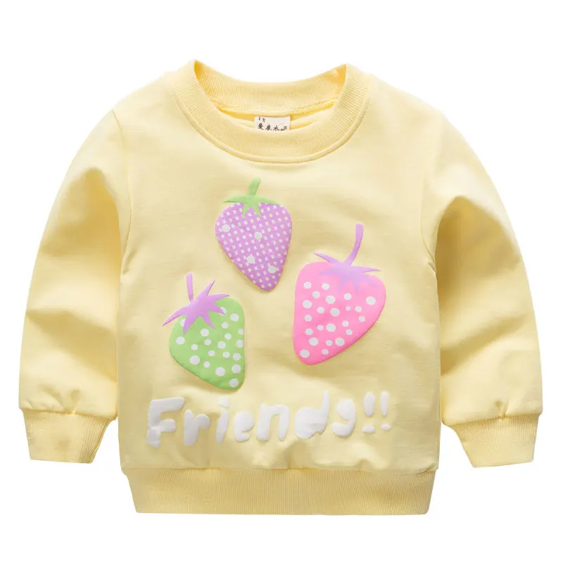 Новое поступление свитеров для маленьких мальчиков и девочек, весенне-осенние детские толстовки с капюшоном, свитер с длинными рукавами, Детская футболка, одежда