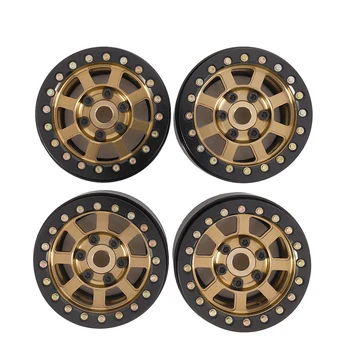 

4PCS Metal 1.9 Inch Beadlock Wheel Rim for 1:10 RC Crawler Axial SCX10 90046 90047