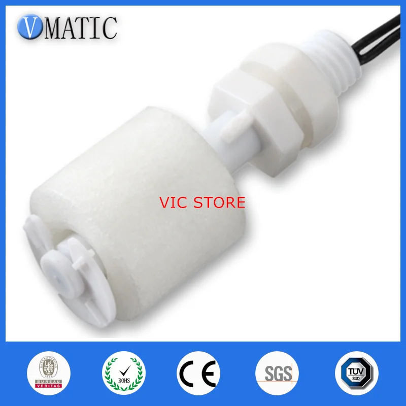 10 Pcs Proximity Cost Leveling White Vertical Float Switch Pp Controller Sensor VC1043-P