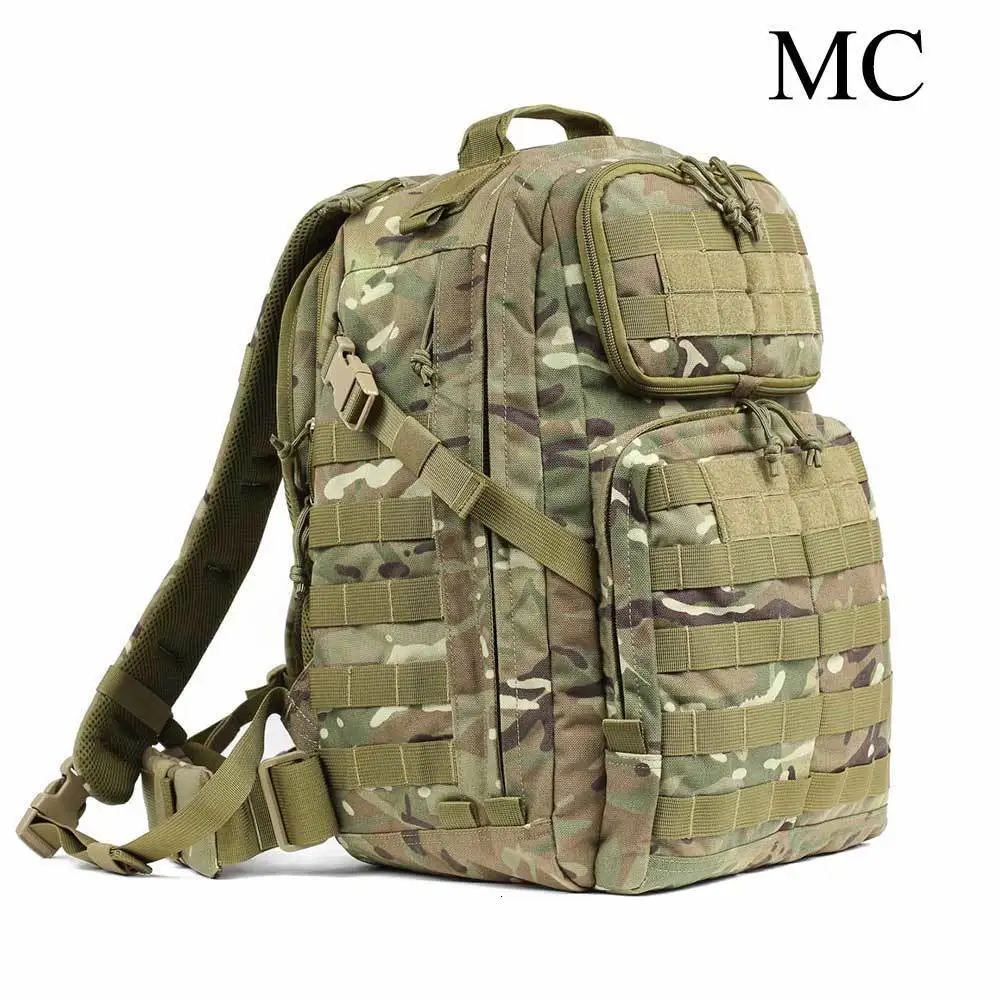 Открытый военный 1000D нейлон 55L водонепроницаемый Molle тактический рюкзак спортивный Кемпинг Туризм треккинг Рыбалка Охота сумки - Цвет: MC
