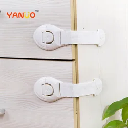 Serrure de sécurité créative pour bébé, en plastique, pour porte de toilette, armoire, Protection des nouveau nés, 1 pièce 
