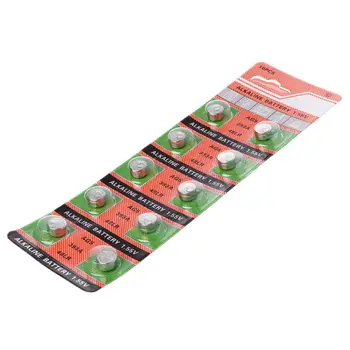 

10PCS Alkaline Battery Button Coin Cell AG5 LR754 393 SR754 193 546 RW28 48 Hearing Aid Earphone Watch Batteries L41F