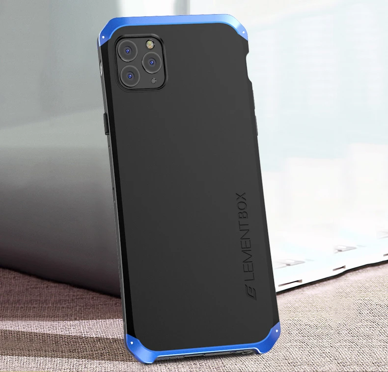 Shockproof Armor Phone Case For iPhone 13 12 Pro MAX 13 Mini 11 XS XR SE 2 8 7 6 Case Aluminum Metal Bumper Matte PC Cover Coque