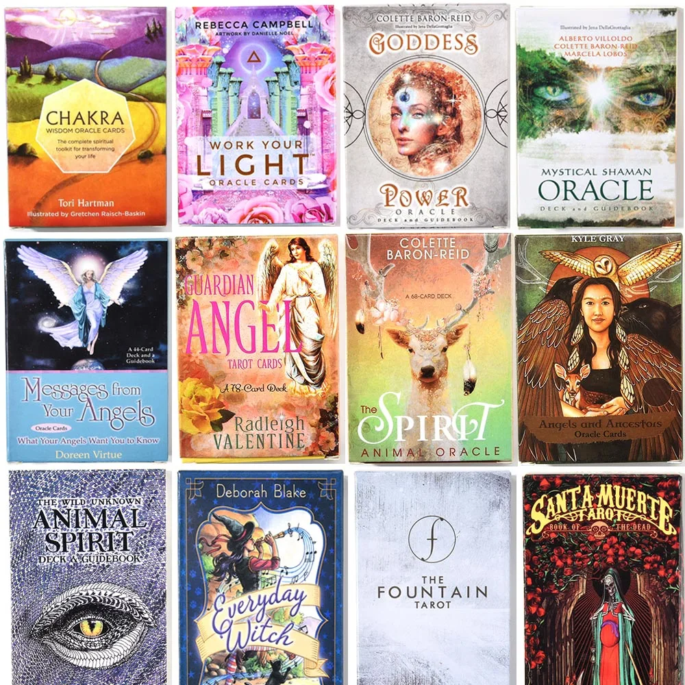 The Wild Unknown Animal Spirit сообщения колода Таро Oracles карты коллекция ведьма Guanrdian Angel стимпанк фонтан настольная игра