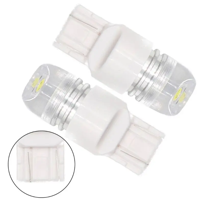 

2Pcs Red Strobe Flash Light Brake Led Tail Car Reverse Bulb Auto Tail Stop Lamp