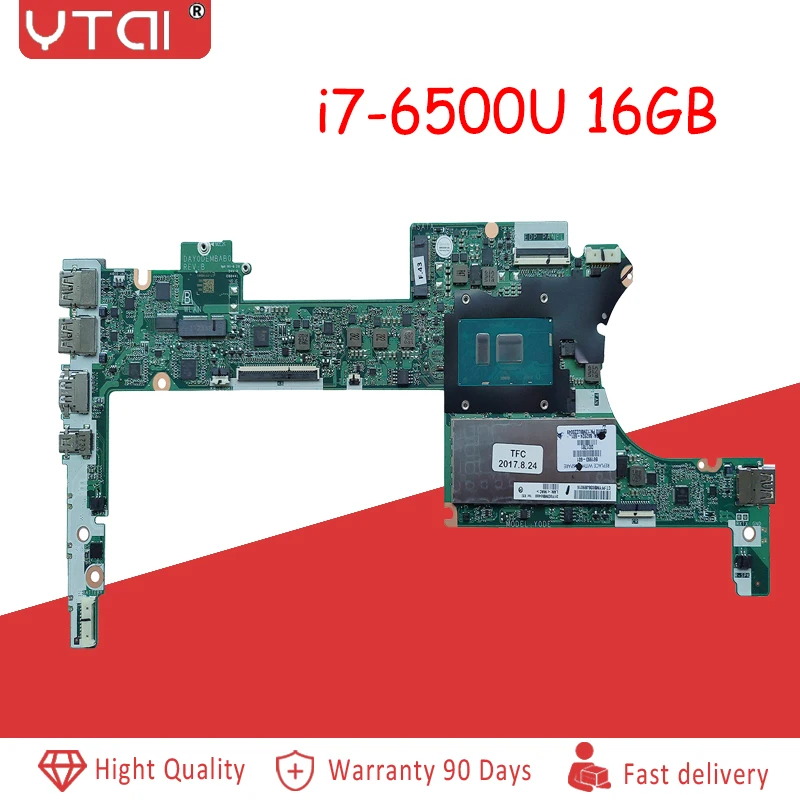 

FOR HP Spectre X360 13-4000 13-4172NA Laptop Motherboard i7-6500U 16GB 861993-601 861993001 100% tested intact