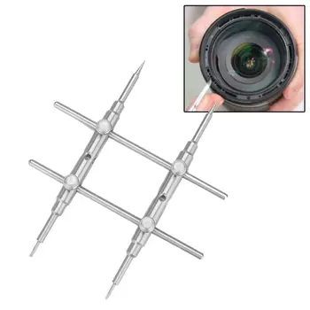 

25-130MM Curved Tips Camera Lens Spanner Wrench Repair Opening Tool for DSLR Kit