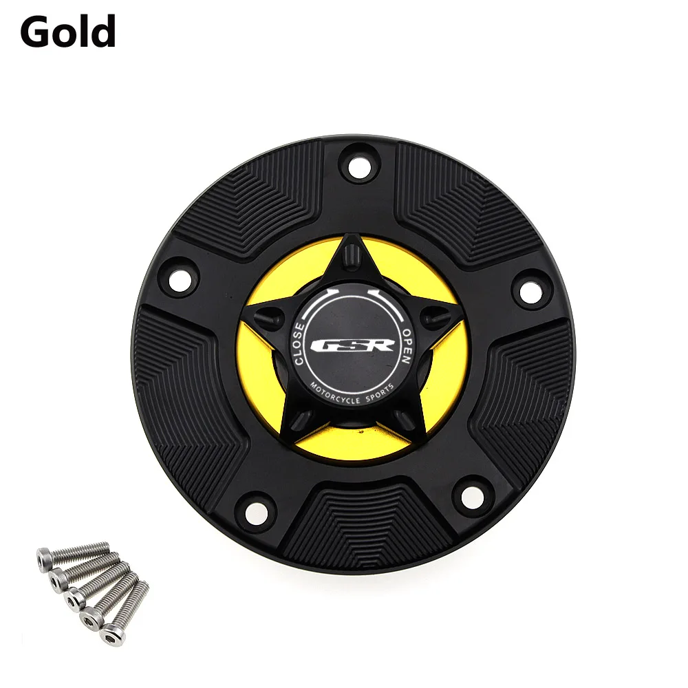 Крышка газового топливного бака для Suzuki GSR400 2006-2008 GSR600 GSR 750 600 400 250 мотоцикла CNC БЫСТРОРАЗЪЕМНАЯ крышка