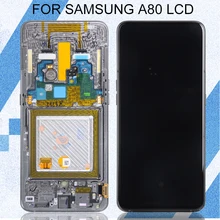 Catteny 6,7 дюймов A90 lcd для samsung Galaxy A80 lcd A805 дисплей с кодирующий преобразователь сенсорного экрана в сборе Замена A905 дисплей