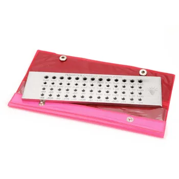 

52 Holes Tungsten Carbide Wire Drawplate for Jewelry Making Round 0.26-4.10mm