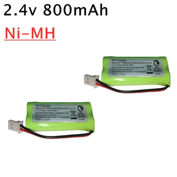 

2PCS 2.4V 800mAh Ni-MH Rechargeable Cordless phone Battery For Uniden BT-166342 BT166342 166342 BT-266342 2*AAA Battery Pack