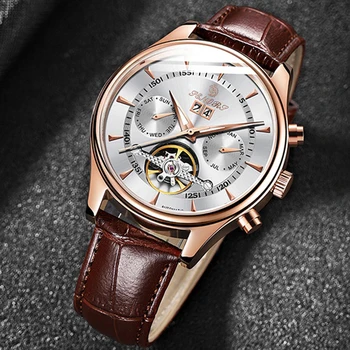 

Senors Automatic watch Luxury Men Watches Automatic Black Watch Men Waterproof Automatic Mechanical Wristwatch
