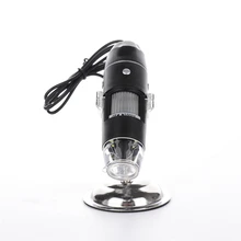 Портативный цифровой микроскоп USB интерфейс Электронные Микроскопы 0-1000X микроскоп ручной с 8 светодиодами кронштейн для наблюдения O