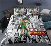 3D HUNTER X HUNTER Pattern Duvet Cover Set with Pillowcase Bedding Set Single Double Twin Full Queen King Size for Bedroom Decor 1