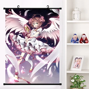 

Anime Cardcaptor Sakur Tomoyo Daidouji Wall Scroll Mural Poster Wall Hanging Poster Otaku Home Decor Collection dropshipping