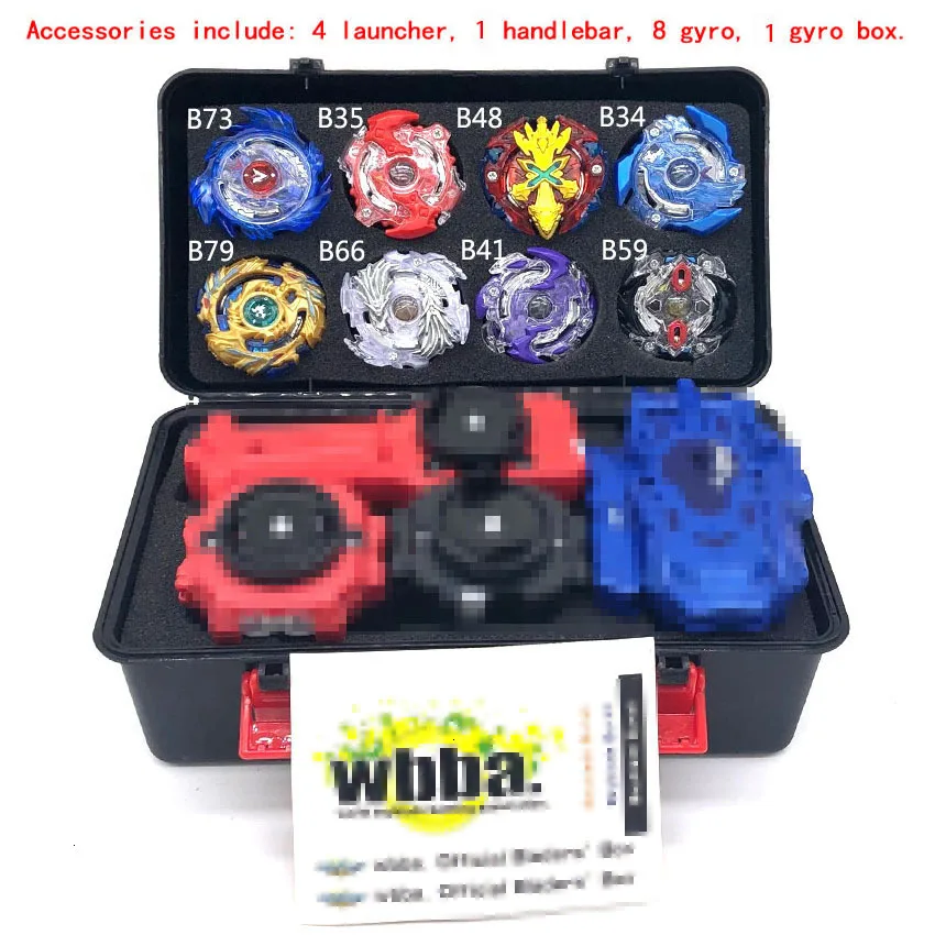 B148 Beyblade Burst Bey Blade игрушка металлическая Funsion Bayblade набор коробка для хранения с ручкой пусковая пластиковая коробка игрушки для детей