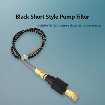 

PCP Paintball Airforce Hand Air Pump M10x1 Water-Oil Separator with Quick Couplers 50cm Pressure Hose Free Filter 300bar/4500psi