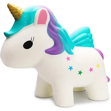 Licorne arc en ciel géante de 12 pouces, mignon Kawaii, parfumé, jouet à pression, anti Stress, cadeau pour enfants