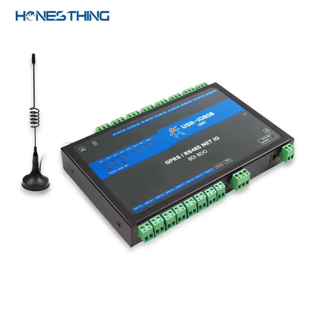 HonesThing 8 канальный GPRS/GSM RTU сетевой контроллер IO Modbus релейный выход RS485