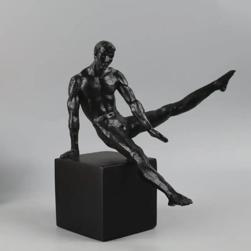 Китайский стиль, домашний креативный Art&Craft, абстракция, гимнастика, спортсмены, гостиная, ТВ, украшение шкафа, аксессуары X3547