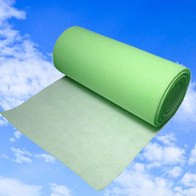 Green and white double layer intermediate filtration cotton air conditioning filtration hospital/chemical aseptic protection