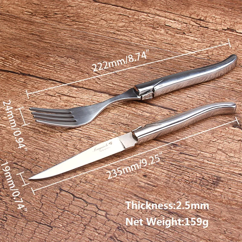 laguiole steak knives forks set  (1)