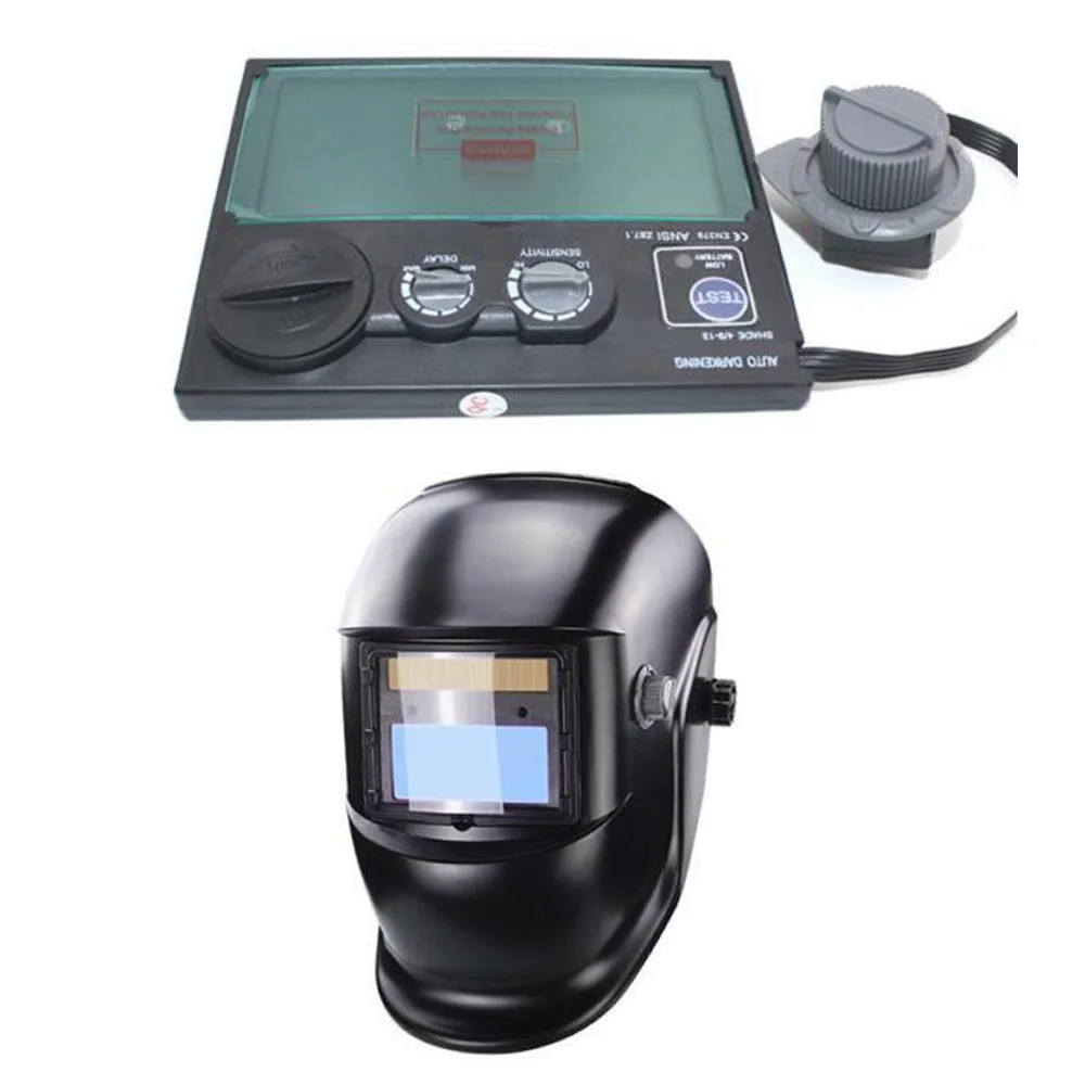

DIN9-DIN13 LCD Screen Solar Auto Darkening Mask Goggles Lens For Welding Helmet safe hat