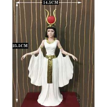 

RESIN EGYPTIAN GODDESS ISIS QUEEN FIGURINE HOME DECORATION CRAFTS ORNAMENTS ACCESSORIES EGYPT STATUETTE CRAFTS R1303